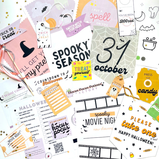October Party Printables Example