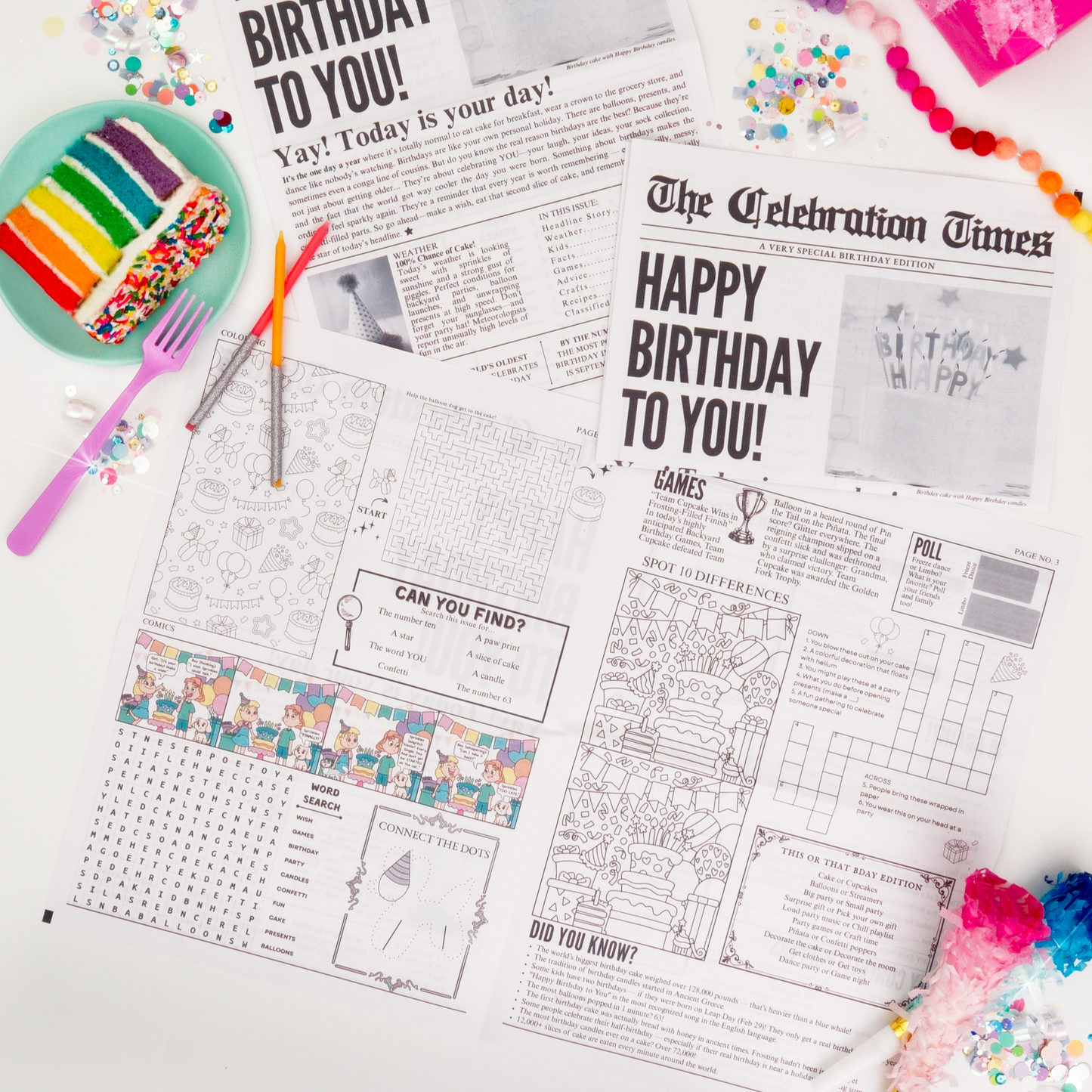 Birthday Newspaper