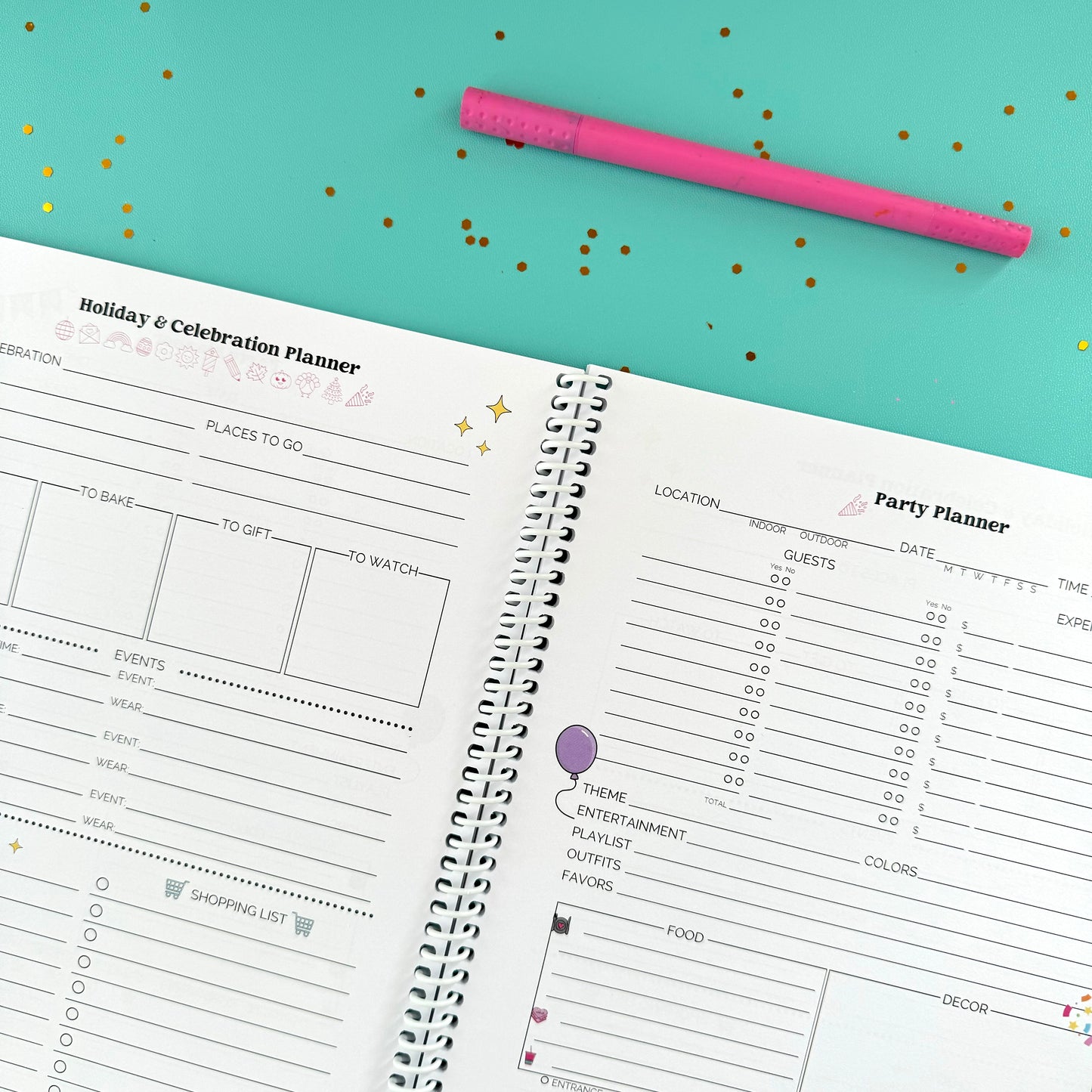 Monthly Celebration Planner