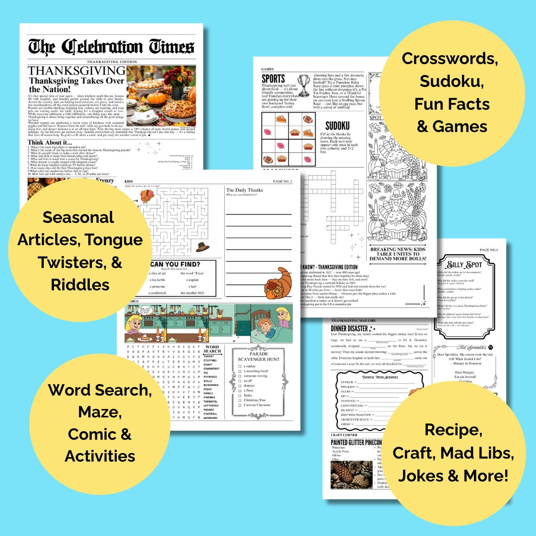 The Celebration Times Holiday Newspaper Delivery - Annual