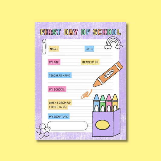 First Day of School Interview