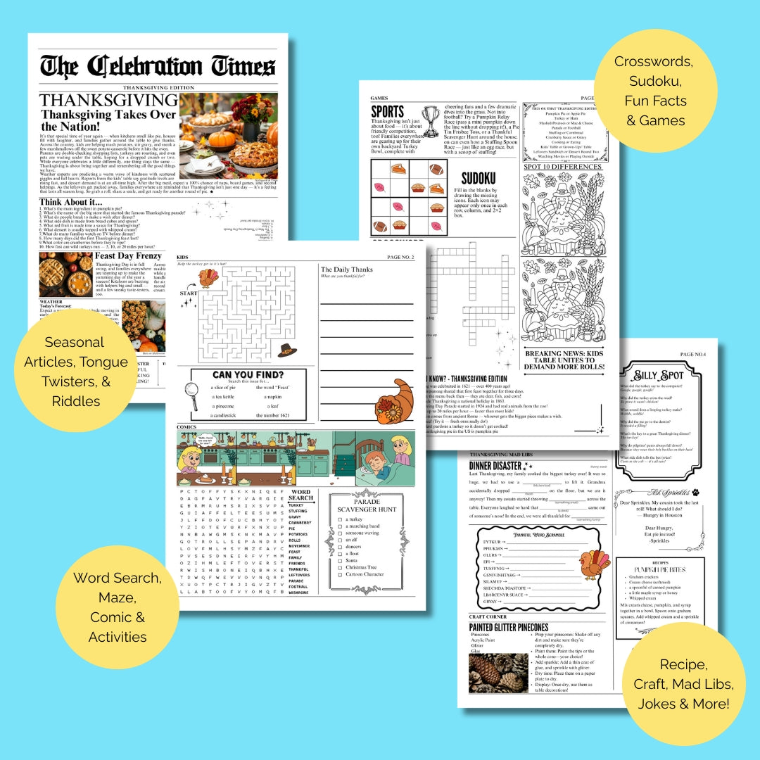 The Celebration Times Holiday Newspaper Delivery - Annual