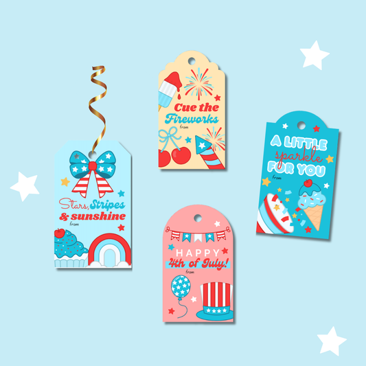 4th of July Gift Tags