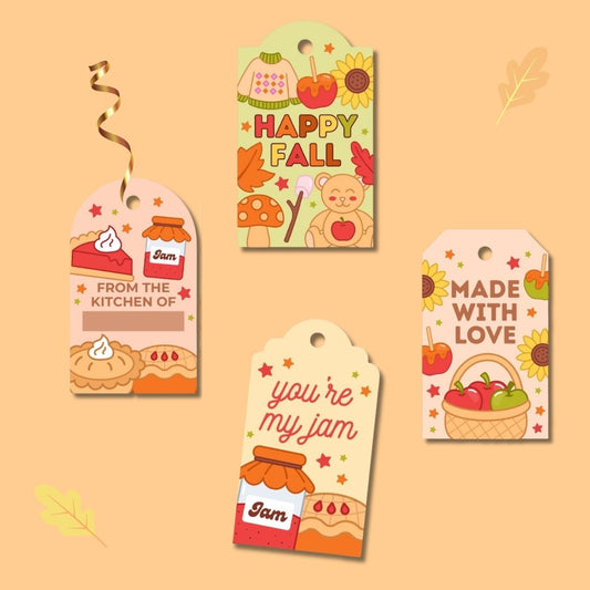 Fall Baking Gift Tags