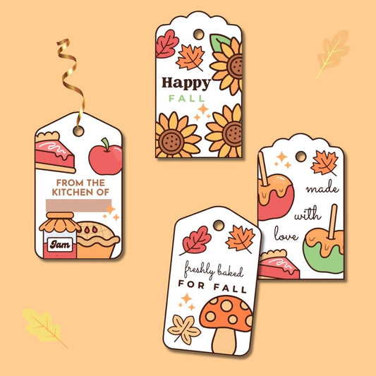Fall Baking Gift Tags