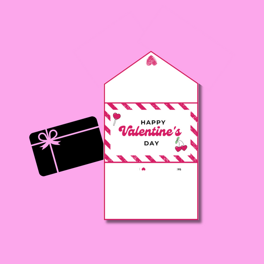 Valentine's Day Teacher Gift Card Holder