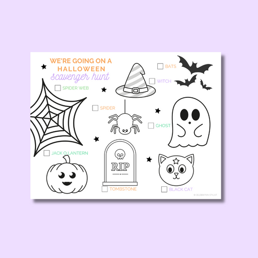 Halloween Scavenger Hunt