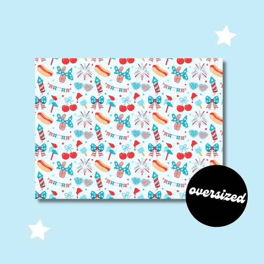 Oversized 4th of July Backdrop