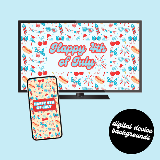 July Digital Device Backgrounds