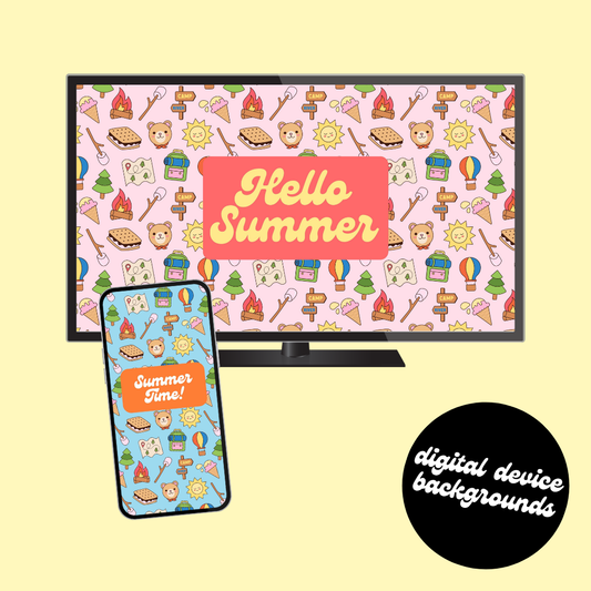 Summer Digital Device Backgrounds