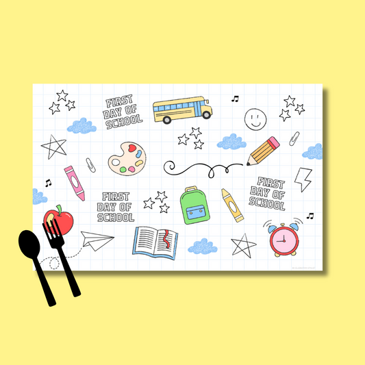 Back to School Placemat
