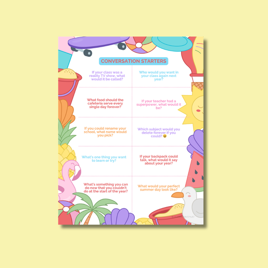 Summer Conversation Starters