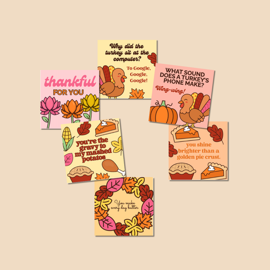 Thanksgiving Lunchbox Notes