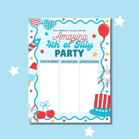 4th of July Party Planner