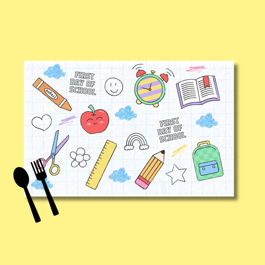 Back to School Placemat