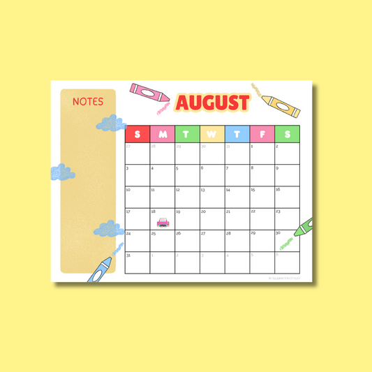 August Calendar