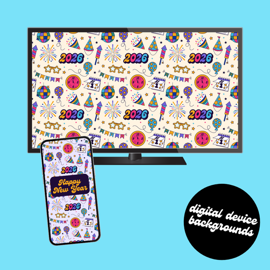 New Years Digital Device Downloads