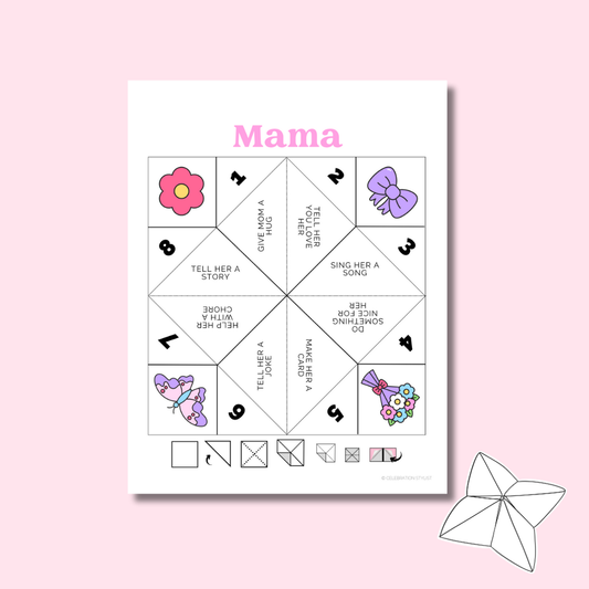 Mother's Day Cootie Catcher