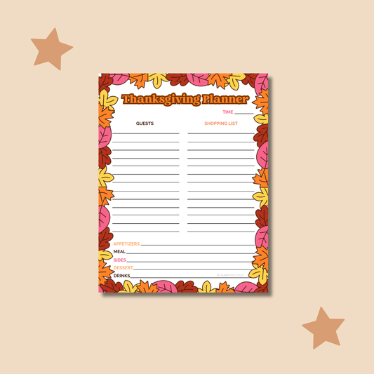 Thanksgiving Planner