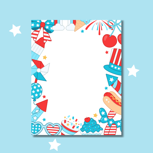 4th of July Border