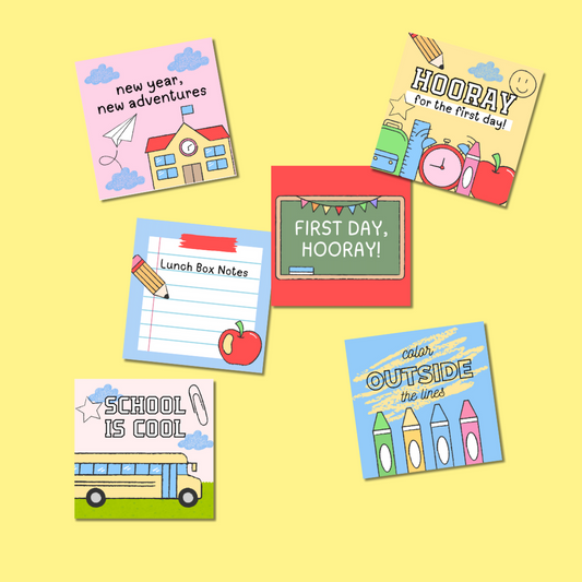 Back to School Lunchbox Notes