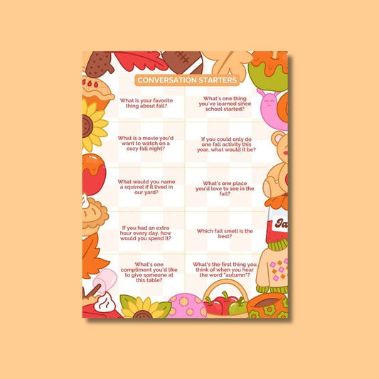 Fall Conversation Starters