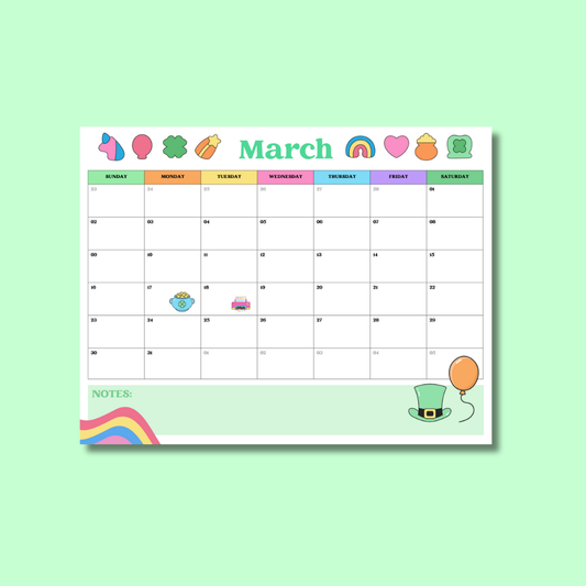March Calendar