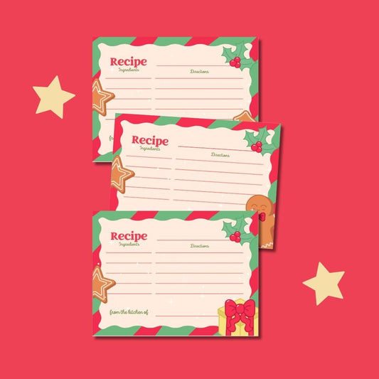 Cookie Recipe Cards