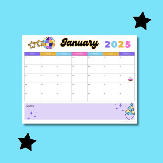 January Calendar