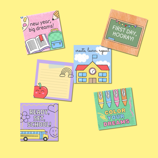 Back to School Lunchbox Notes
