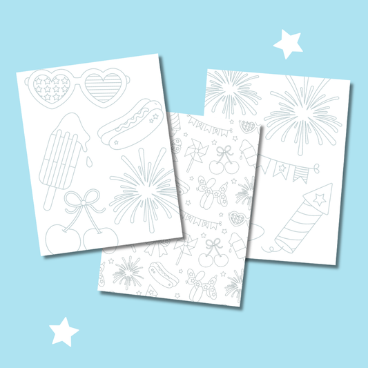 4th of July Coloring Sheets