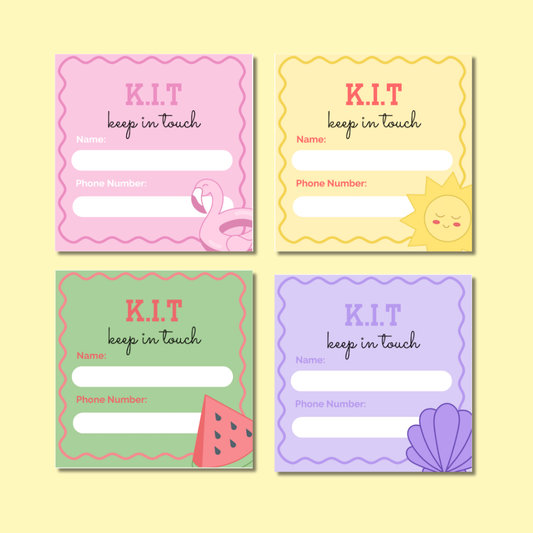 Keep in Touch Tags