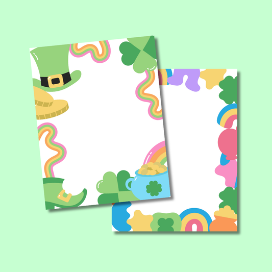 St. Patrick's Day Border Pages