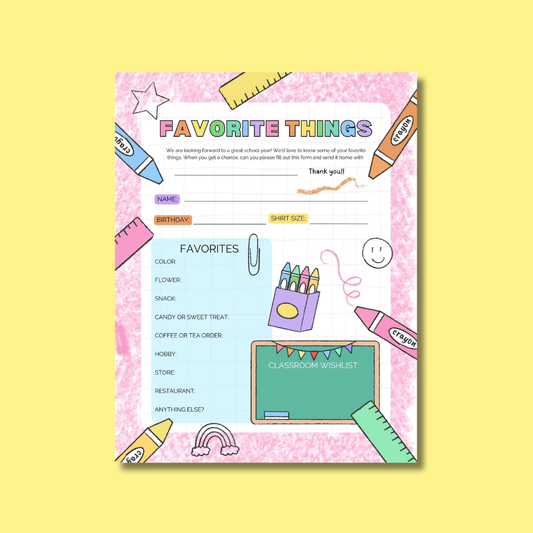 Teacher Favorites