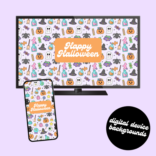 Halloween Digital Device Backgrounds