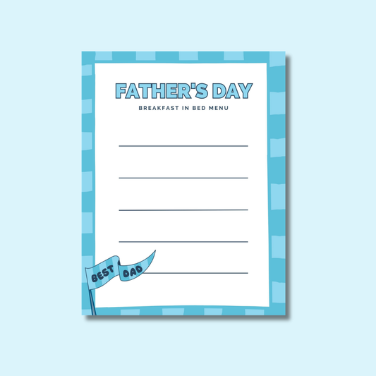 Father's Day Menu
