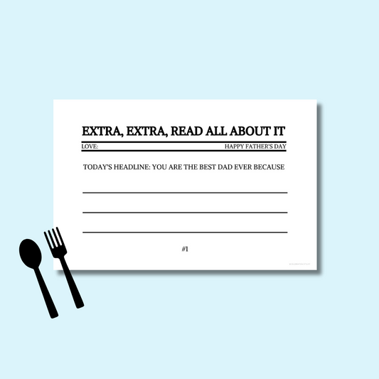 Father's Day Placemat