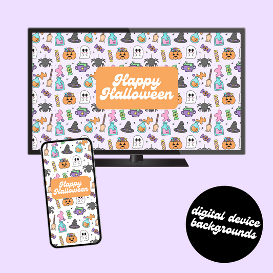 Halloween Digital Device Backgrounds