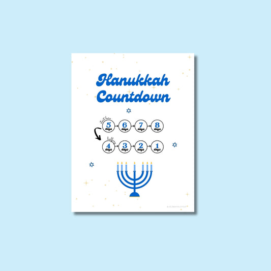 Hanukkah Countdown
