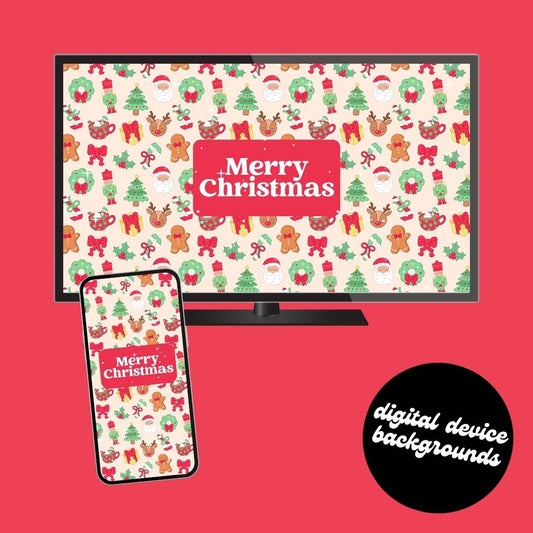 Christmas Digital Device Backgrounds
