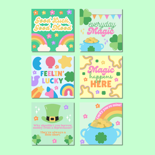 St. Patrick's Day Lunchbox Notes