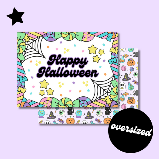 Oversized Halloween Backdrop