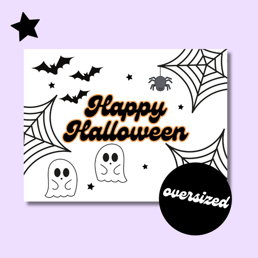 Oversized Halloween Backdrop