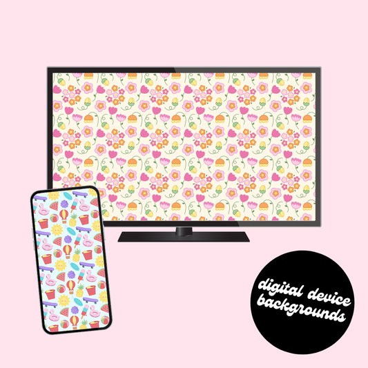 Summer Digital Device Backgrounds