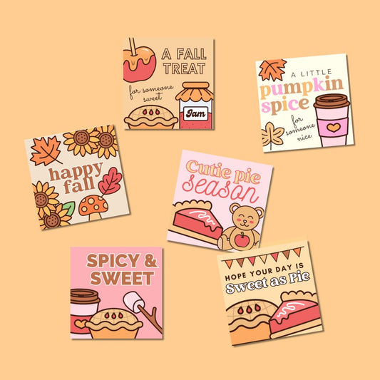 Pumpkin Spice Gift Tags