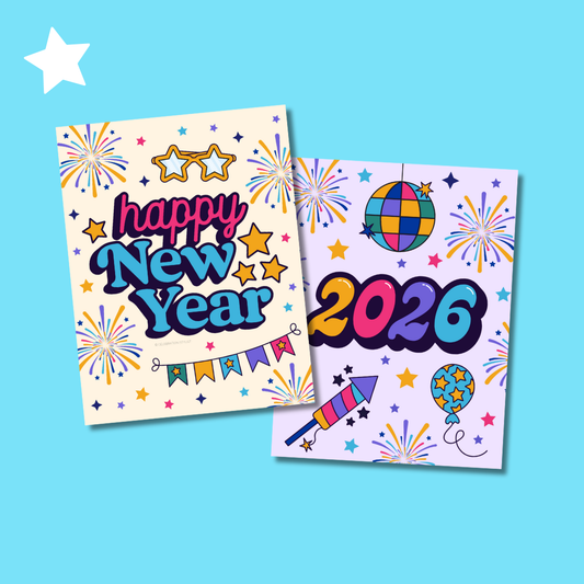 Happy New Year Prints