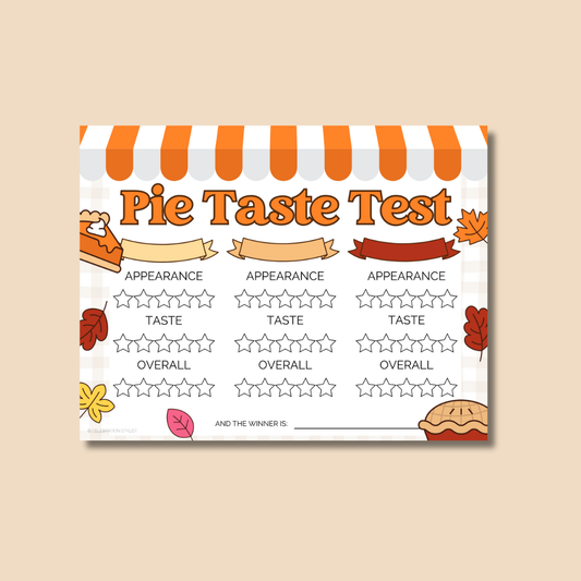 Pie Taste Test
