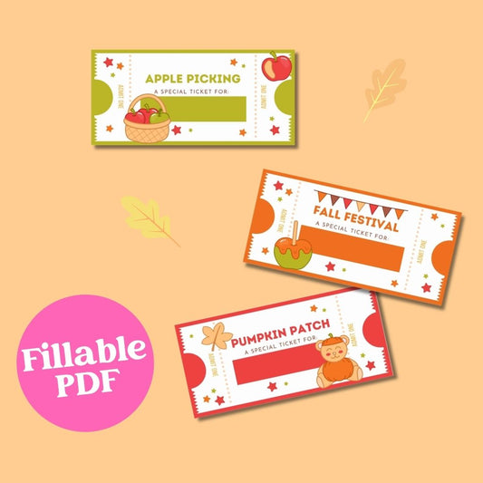 Fall Activity Tickets