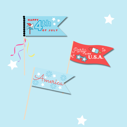 4th of July Flags and Pennants