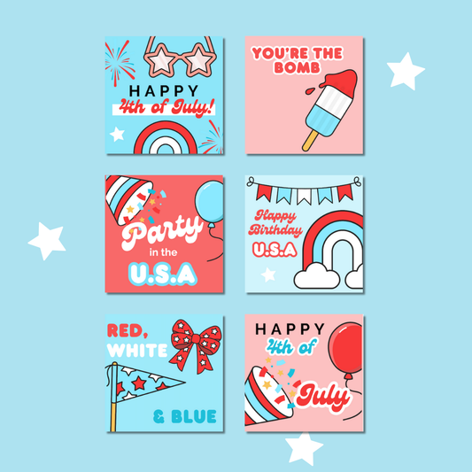 4th of July Tags
